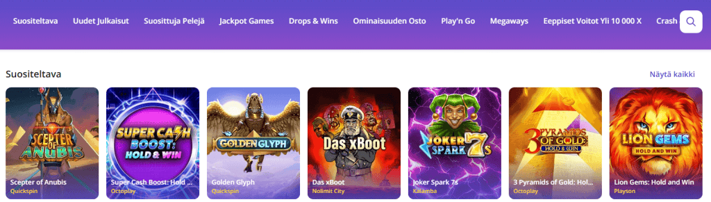 Casino-days-suositeltava-kolikkopelit