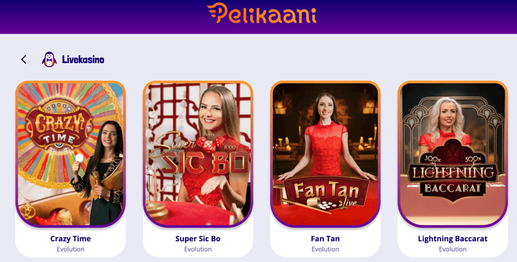 pelikaani-livekasino-pelit