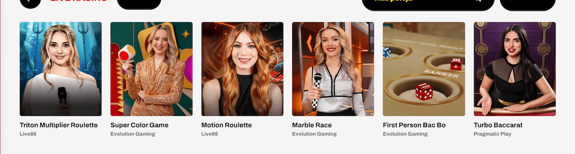 Firespin live casino